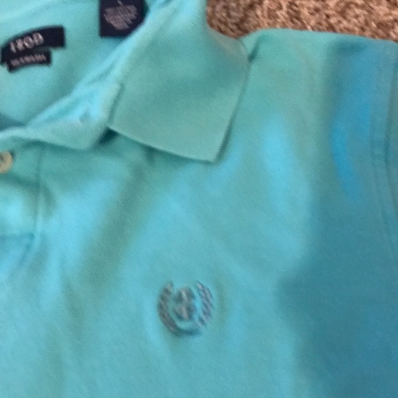 Izod dark seafoam green polo - Picture 2 of 3